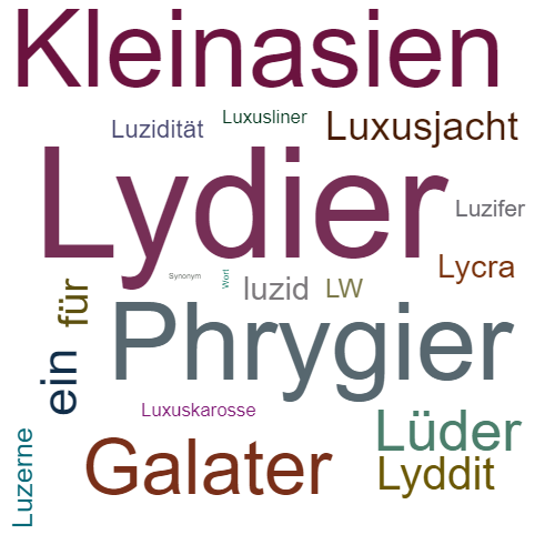 Ein anderes Wort für Lydier - Synonym Lydier