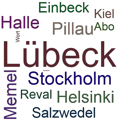 Ein anderes Wort für Lübeck - Synonym Lübeck