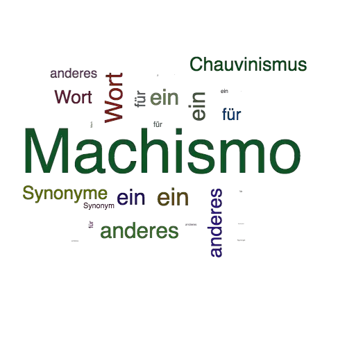 Ein anderes Wort für Machismo - Synonym Machismo
