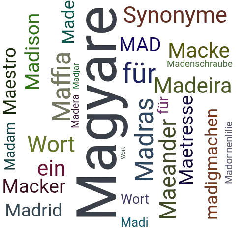 Ein anderes Wort für Madjare - Synonym Madjare