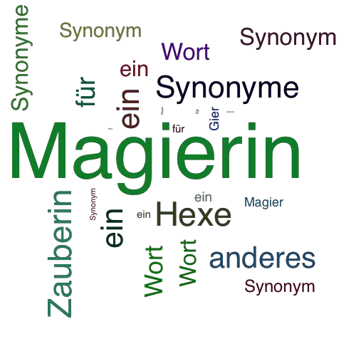 Ein anderes Wort für Magierin - Synonym Magierin