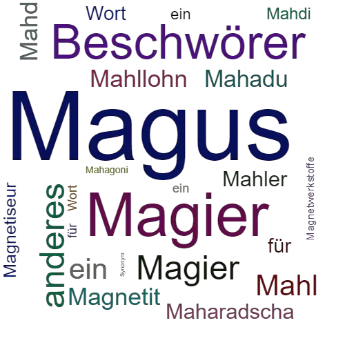 Ein anderes Wort für Magus - Synonym Magus