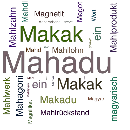 Ein anderes Wort für Mahadu - Synonym Mahadu