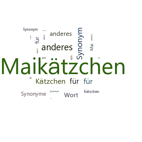 Ein anderes Wort für Maikätzchen - Synonym Maikätzchen