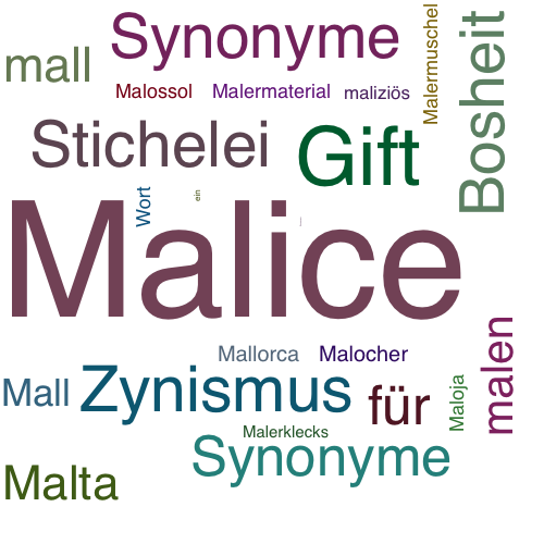 Ein anderes Wort für Malice - Synonym Malice