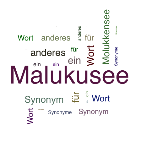 Ein anderes Wort für Malukusee - Synonym Malukusee