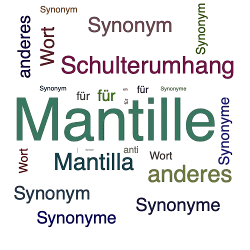 Ein anderes Wort für Mantille - Synonym Mantille