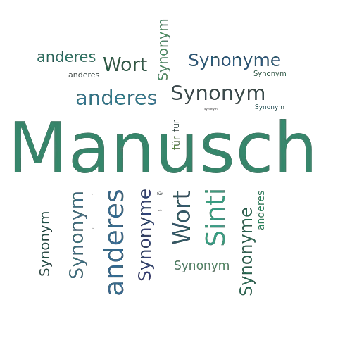 Ein anderes Wort für Manusch - Synonym Manusch