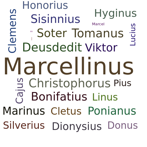 Ein anderes Wort für Marcellinus - Synonym Marcellinus