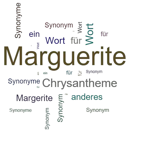 Ein anderes Wort für Marguerite - Synonym Marguerite