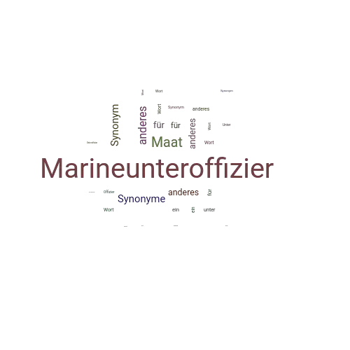 Ein anderes Wort für Marineunteroffizier - Synonym Marineunteroffizier