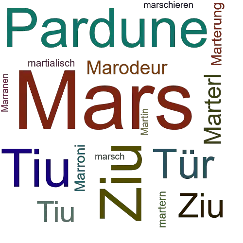 Ein anderes Wort für Mars - Synonym Mars