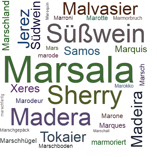 Ein anderes Wort für Marsala - Synonym Marsala
