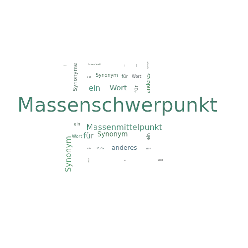 Ein anderes Wort für Massenschwerpunkt - Synonym Massenschwerpunkt
