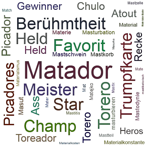 Ein anderes Wort für Matador - Synonym Matador