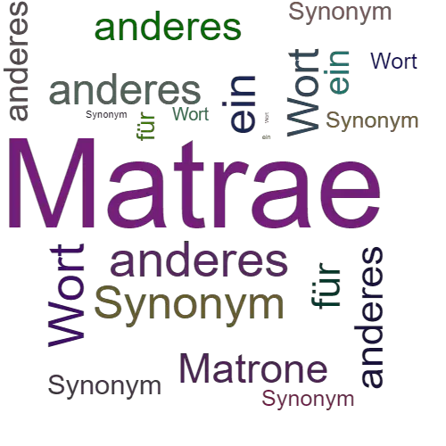 Ein anderes Wort für Matrae - Synonym Matrae