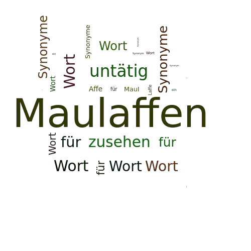 Ein anderes Wort für Maulaffen - Synonym Maulaffen