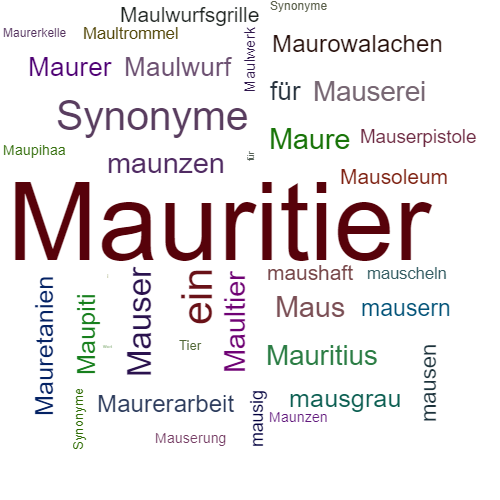 Ein anderes Wort für Mauritier - Synonym Mauritier