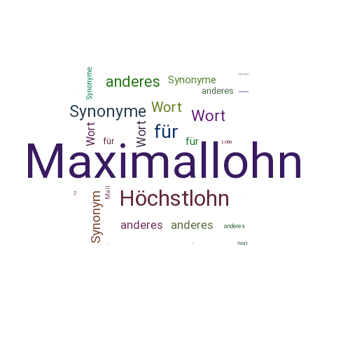 Ein anderes Wort für Maximallohn - Synonym Maximallohn