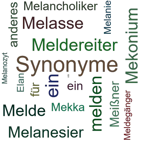 Ein anderes Wort für Melanose - Synonym Melanose