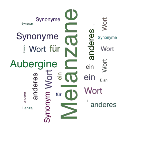 Ein anderes Wort für Melanzane - Synonym Melanzane