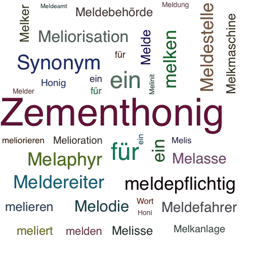 Ein anderes Wort für Melezitosehonig - Synonym Melezitosehonig