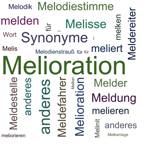 Ein anderes Wort für Meliorisation - Synonym Meliorisation