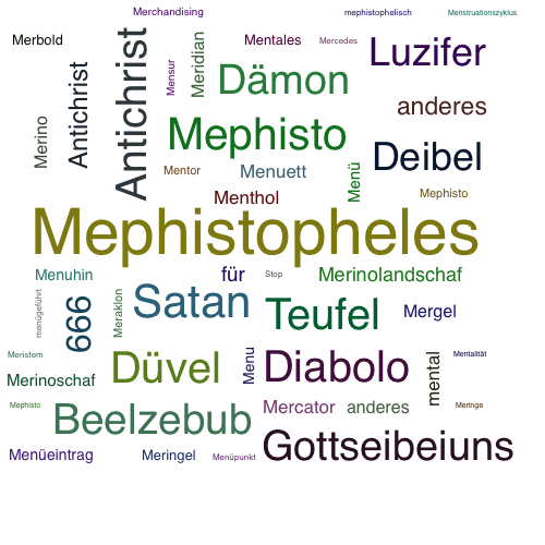 Ein anderes Wort für Mephistopheles - Synonym Mephistopheles