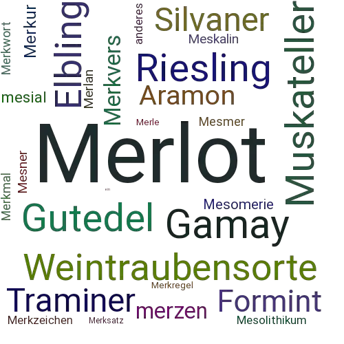 Ein anderes Wort für Merlot - Synonym Merlot