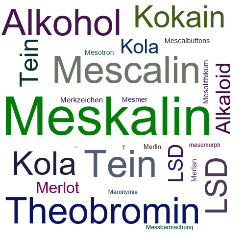 Ein anderes Wort für Meskalin - Synonym Meskalin