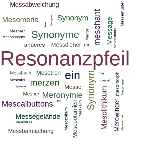 Ein anderes Wort für Mesomeriepfeil - Synonym Mesomeriepfeil