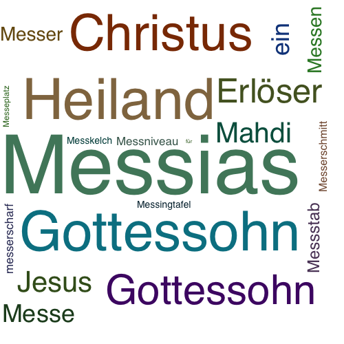 Ein anderes Wort für Messias - Synonym Messias