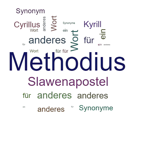 Ein anderes Wort für Methodius - Synonym Methodius