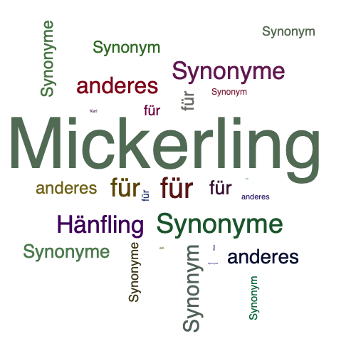 Ein anderes Wort für Mickerling - Synonym Mickerling