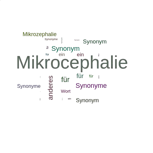 Ein anderes Wort für Mikrocephalie - Synonym Mikrocephalie