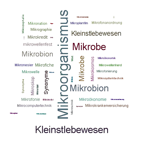 Ein anderes Wort für Mikroorganismus - Synonym Mikroorganismus
