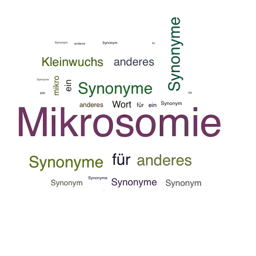 Ein anderes Wort für Mikrosomie - Synonym Mikrosomie