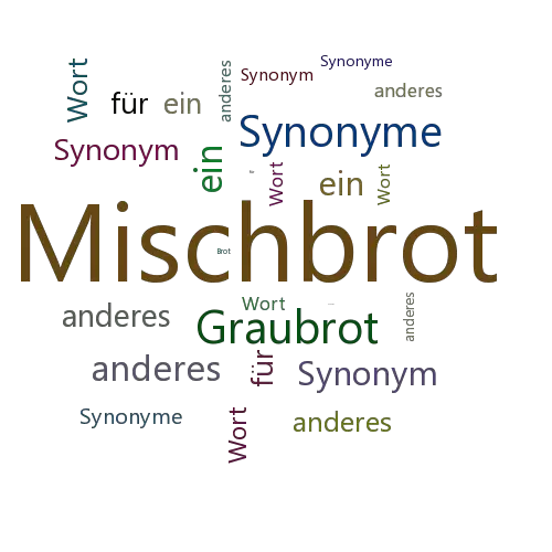 Ein anderes Wort für Mischbrot - Synonym Mischbrot