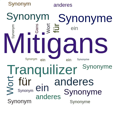 Ein anderes Wort für Mitigans - Synonym Mitigans