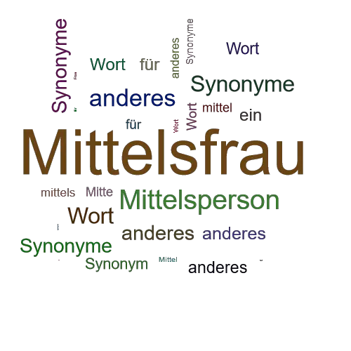 Ein anderes Wort für Mittelsfrau - Synonym Mittelsfrau