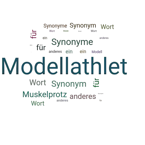 Ein anderes Wort für Modellathlet - Synonym Modellathlet