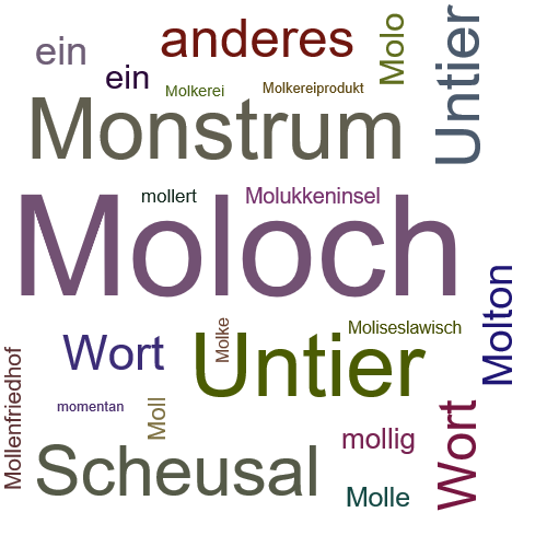 Ein anderes Wort für Moloch - Synonym Moloch