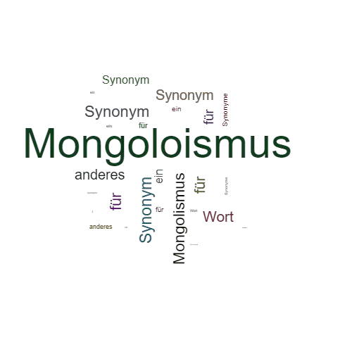 Ein anderes Wort für Mongoloismus - Synonym Mongoloismus