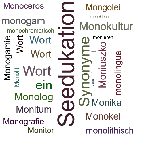 Ein anderes Wort für Monoedukation - Synonym Monoedukation
