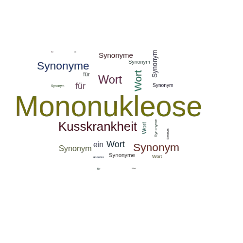 Ein anderes Wort für Mononukleose - Synonym Mononukleose
