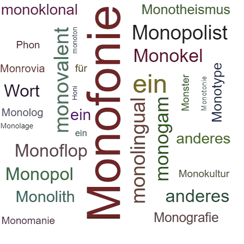 Ein anderes Wort für Monophonie - Synonym Monophonie