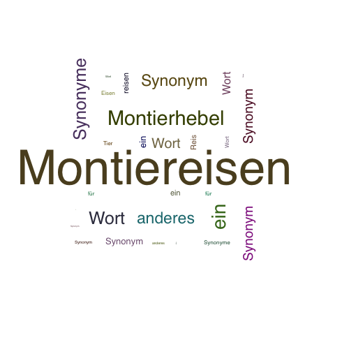 Ein anderes Wort für Montiereisen - Synonym Montiereisen