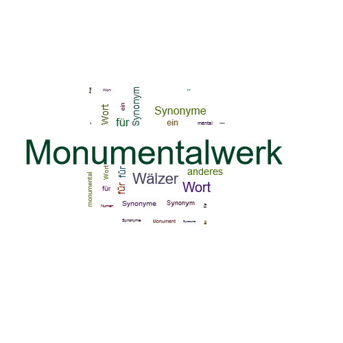 Ein anderes Wort für Monumentalwerk - Synonym Monumentalwerk