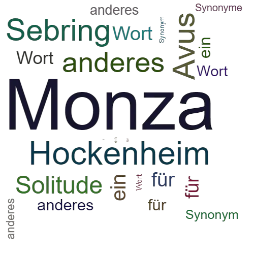 Ein anderes Wort für Monza - Synonym Monza