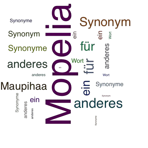 Ein anderes Wort für Mopelia - Synonym Mopelia